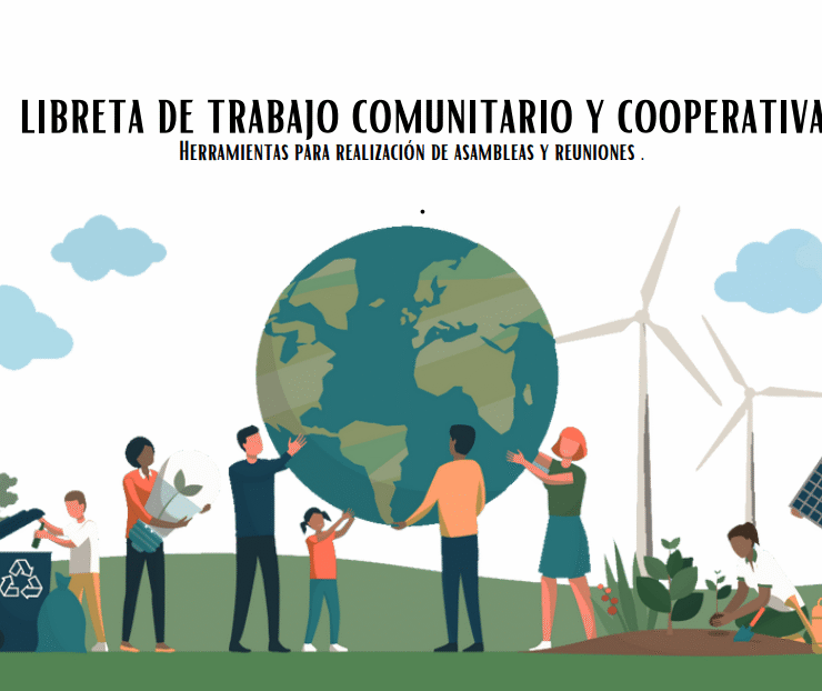 Libreta de trabajo comunitario y cooperativa