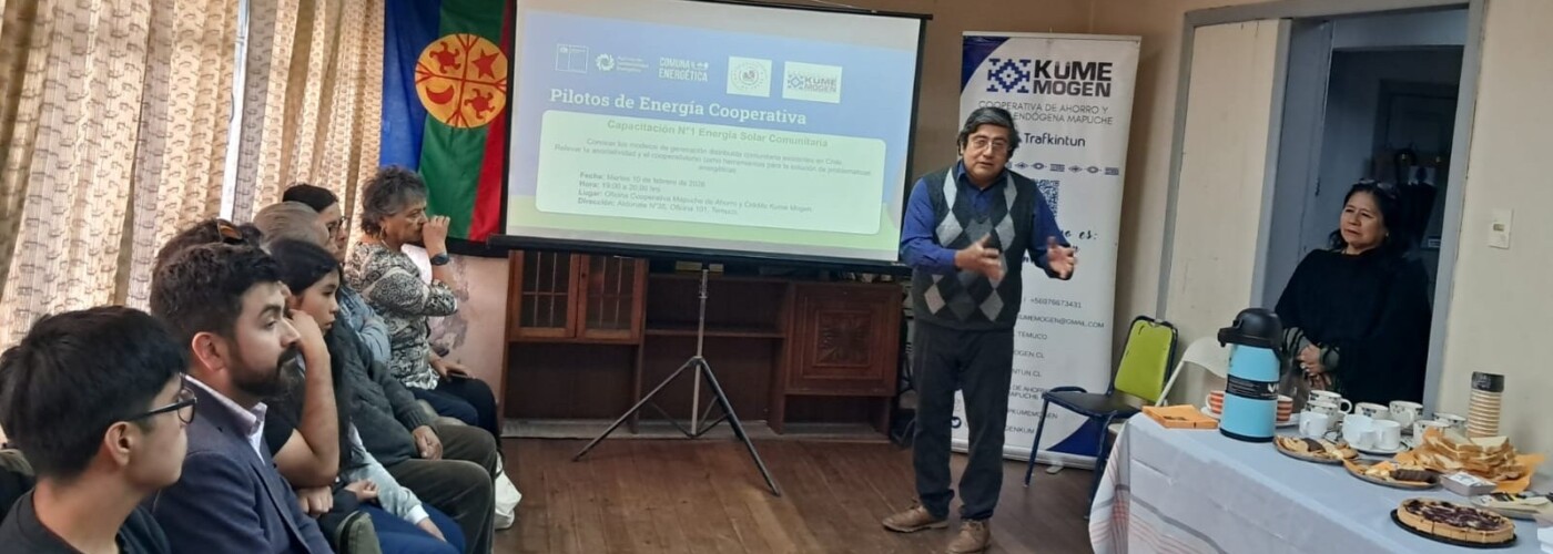 Cooperativismo energético con sello ancestral: el ejemplo de la Cooperativa Solar Küme Mogen